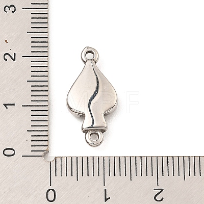 Tibetan Style 304 Stainless Steel Links Connector Charms STAS-K264-03AS-1