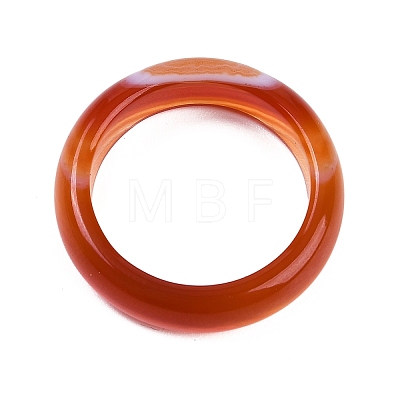 Dyed & Heated Natural Agate Finger Rings for Women RJEW-Z075-02P-1