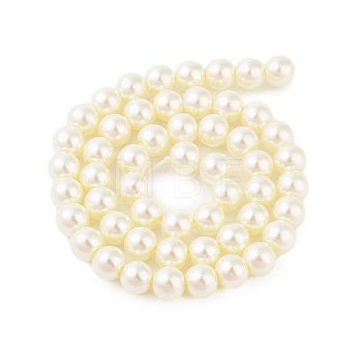 Eco-Friendly Glass Pearl Beads HY-J002-8mm-HX065-1