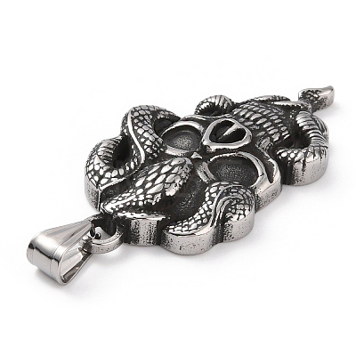 304 Stainless Steel Big Pendants X-STAS-A083-13AS-1