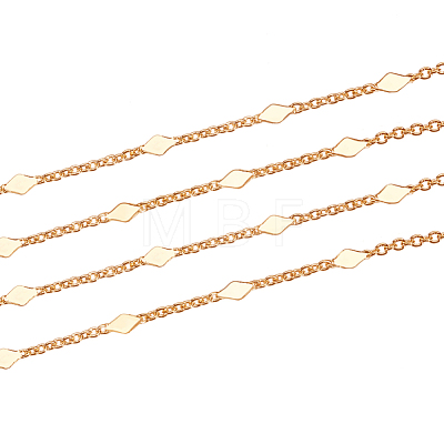 3.28 Feet Brass Link Chains X-CHC-T007-01G-1