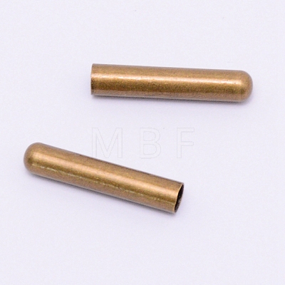 Brass Cord Ends AJEW-WH0129-13AB-1