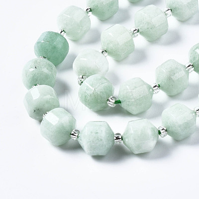 Natural White Jade Beads Strands G-T132-048C-1