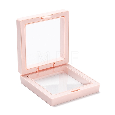 Square Transparent PE Thin Film Suspension Jewelry Display Box CON-D009-01B-04-1