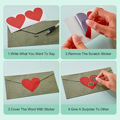 50Pcs Coated Scratch Off Film Password Sticker DIY-TA0015-48E-1
