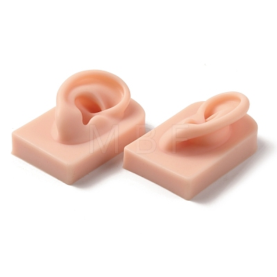 Silicone Ear Flexible Model Body Part Displays  AJEW-WH0312-45-1