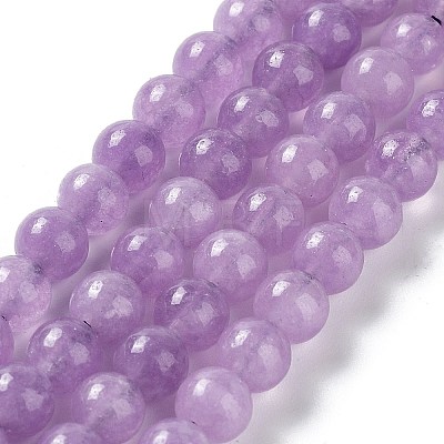 Dyed Natural Malaysia Jade Beads Strands G-G021-02A-05-1