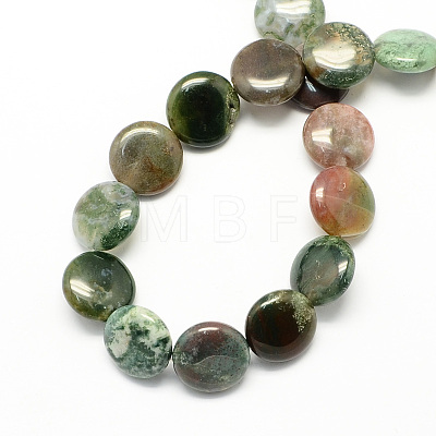 Natural Indian Agate Stone Bead Strands G-S110-01-1
