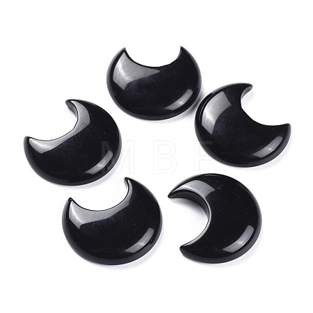 Natural Obsidian Cabochons G-P440-A02-1