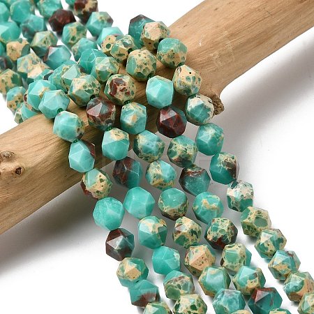 Synthetic Shoushan Stone Beads Strands G-Z119-A01-02A-1