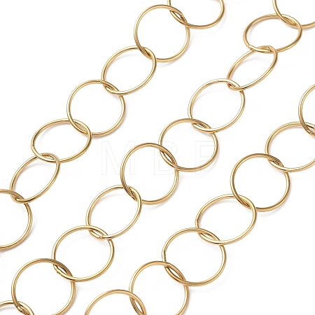 Ion Plating(IP) 304 Stainless Steel Rolo Chains CHS-G027-06G-1