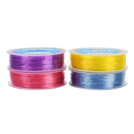 Korean Round Crystal Elastic Stretch Thread EW-Z002-01-0.6mm-1