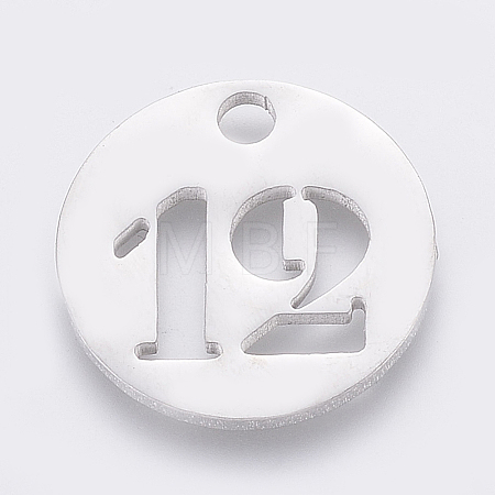 Non-Tarnish 304 Stainless Steel Pendants X-STAS-F233-12-P-1
