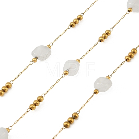 Handmade 316 Stainless Steel Nuggets Link Chains CHS-G051-01G-05-1