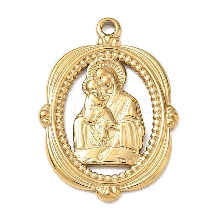 Religion 304 Stainless Steel Pendants SA-CBA4CA5-01G-1