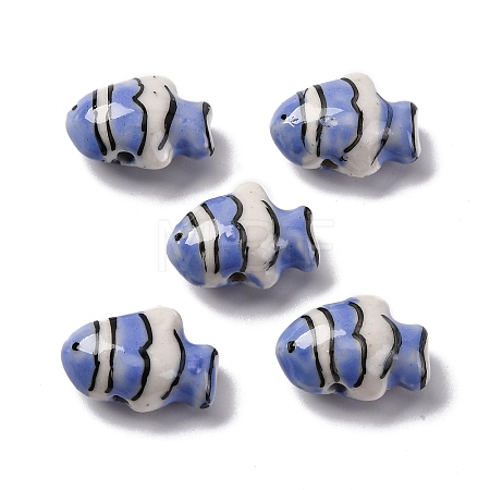 Handmade Porcelain Beads PORC-R002-01C-1
