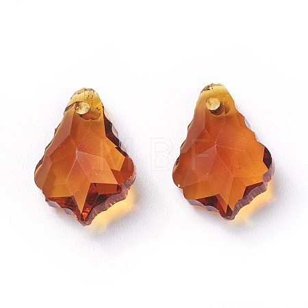 Faceted Glass Pendants GLAA-F068-C16-01-1