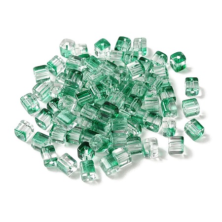 Two Tone Transparent Glass Beads X1-GLAA-NH0001-03I-1