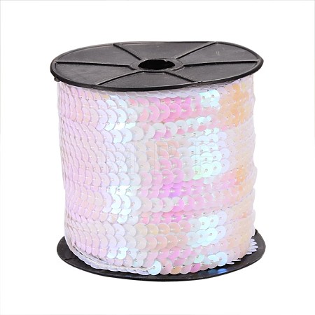 White With AB Color Paillette/Sequins Roll X-BS319Y-1