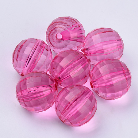 Transparent Acrylic Beads TACR-Q254-8mm-V08-1
