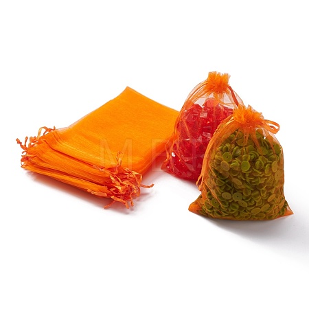 Organza Gift Bags with Drawstring OP-R016-13x18cm-14-1