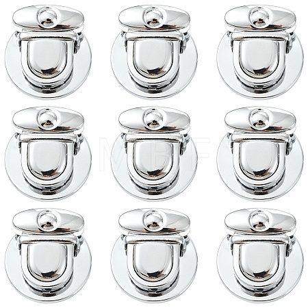 10Pcs Alloy Bag Tuck Lock Clasps FIND-YW0010-92P-1