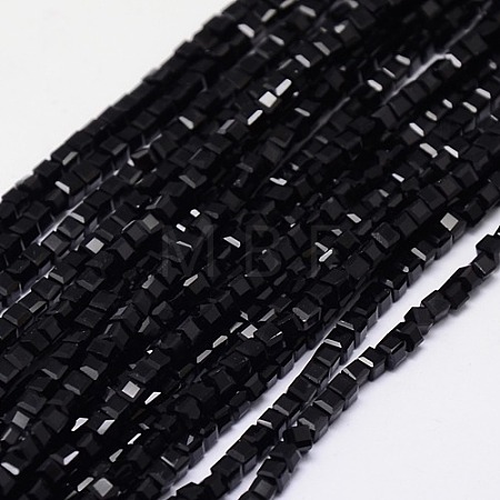 Glass Beads Strands EGLA-J028-3x3mm-02-1