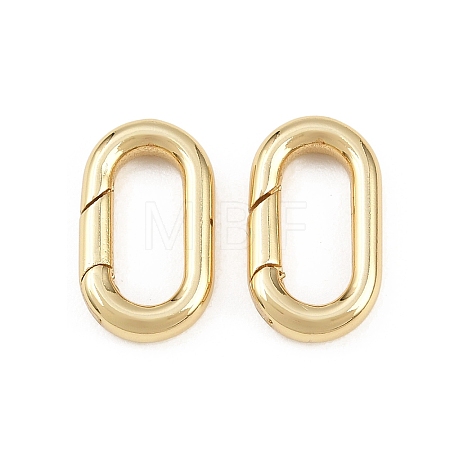 Brass Spring Gate Rings KK-H292-58B-G-1