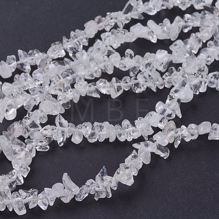 Quartz Crystal Chips Beads Strands G-D283-3x5-2-1