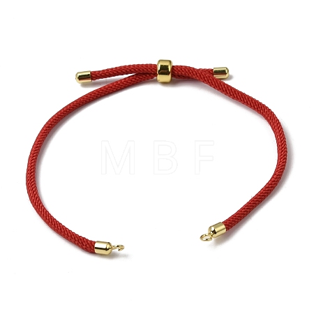 3MM Adjustable Round Nylon Braided Cord Bracelet Making FB-CBAA152-04G-25-1