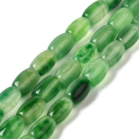 Natural Dyed White Jade Beads Strands G-M402-A01-04-1