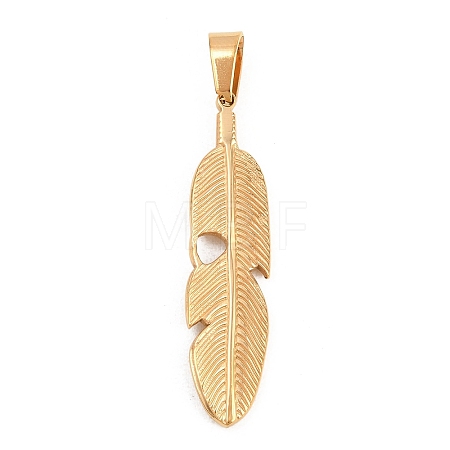 304 Stainless Steel Pendants STAS-B137-04G-1