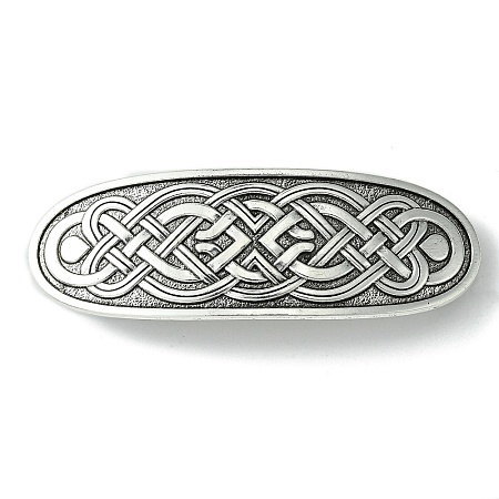 Alloy Hair Barrettes OHAR-C010-05C-AS-1