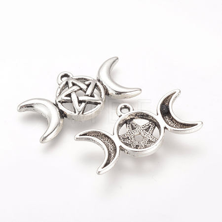 Tibetan Style Alloy Pendants LS-X-TIBE-Q070-51AS-NR-1