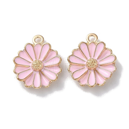 Alloy Enamel Pendants ENAM-O001-07D-G-1