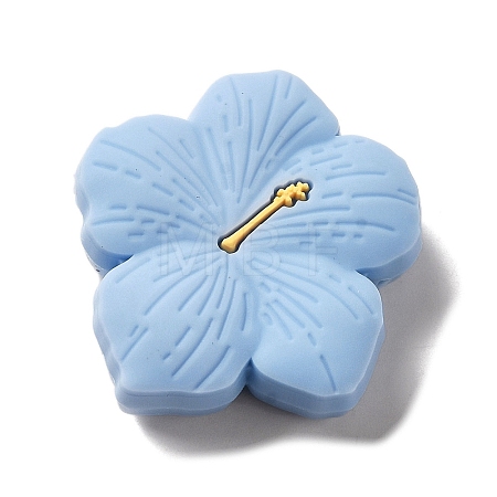 Cherry Blossom Silicone Focal Beads SIL-B069-02G-1