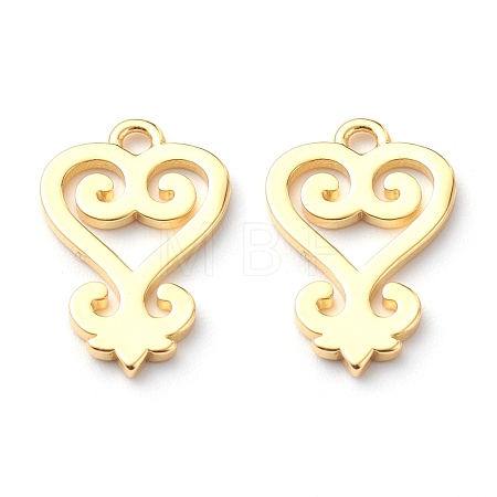 Brass Pendants KK-Z010-10G-1