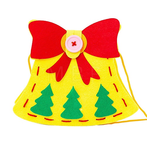 DIY Non-woven Christmas Theme Bag Kits DIY-Q031-01A-1