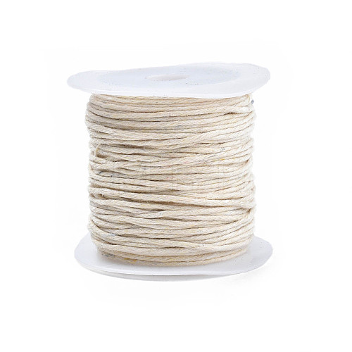 Waxed Cotton Thread Cords YC-R003-1.0mm-10m-102-1
