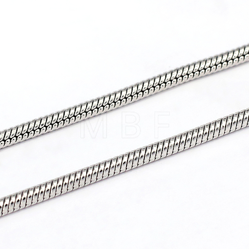 304 Stainless Steel Round Snake Chains X1-CHS-L001-163-2mm-1