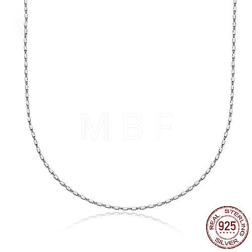 925 Sterling Silver Chain Necklace HY1372-3-1