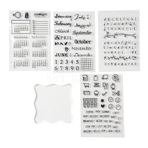 Silicone Stamps DIY-PH0019-05-1