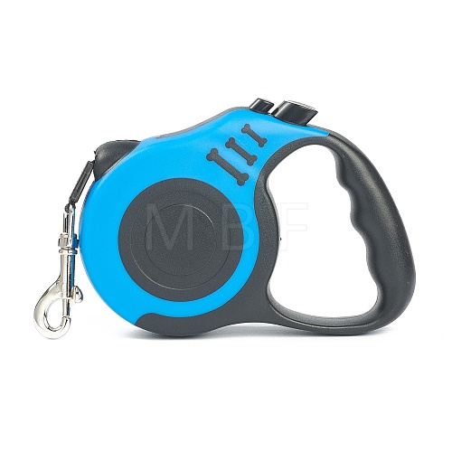 16.5FT(5M) Strong Nylon Retractable Dog Leash AJEW-A005-01B-1