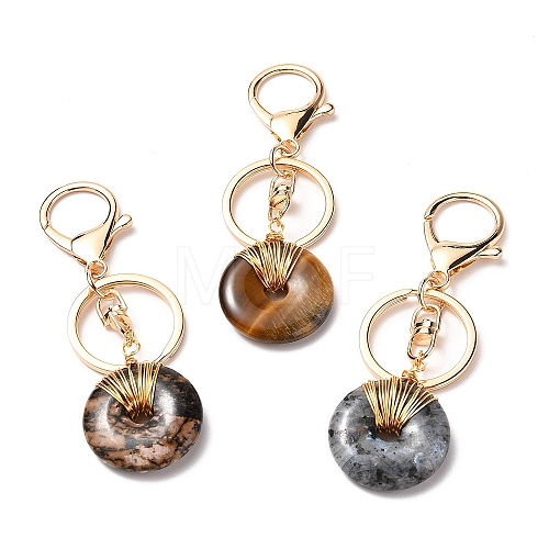 Natural Gemstone Keychain KEYC-JKC00234-1