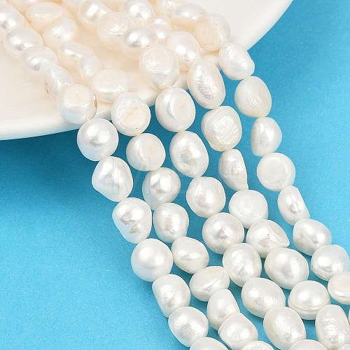 Natural Cultured Freshwater Pearl Beads Strands PEAR-P064-20K-01A-01-1