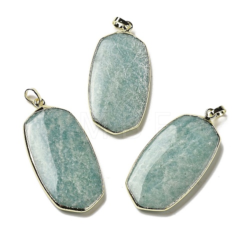 Natural Amazonite Pendants G-A099-01G-05-1