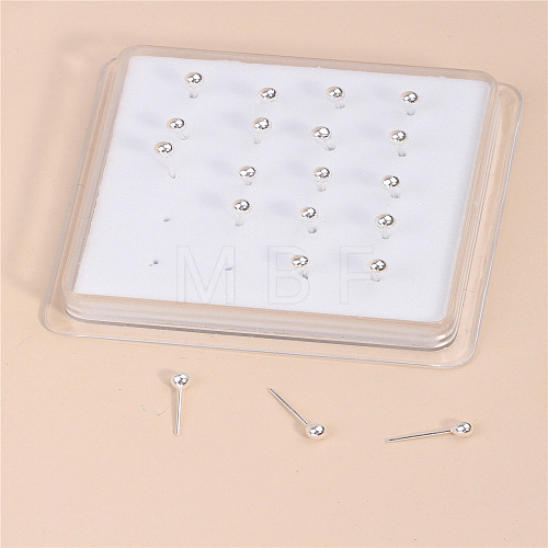 20Pcs Round Brass Nose Studs WGFA8C5-06-1