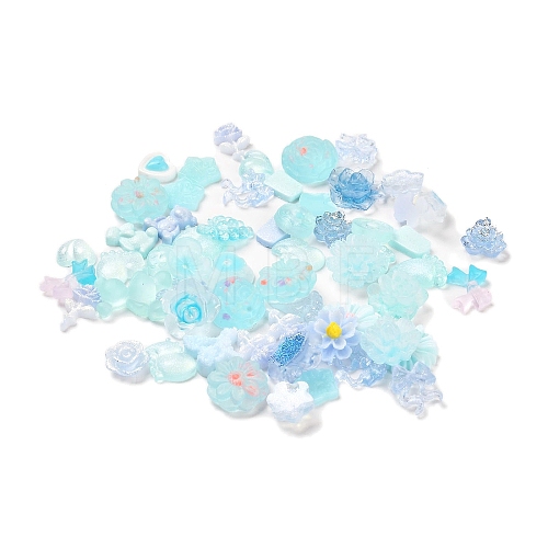 Luminous Resin Decoden Cabochons RESI-K036-05F-1