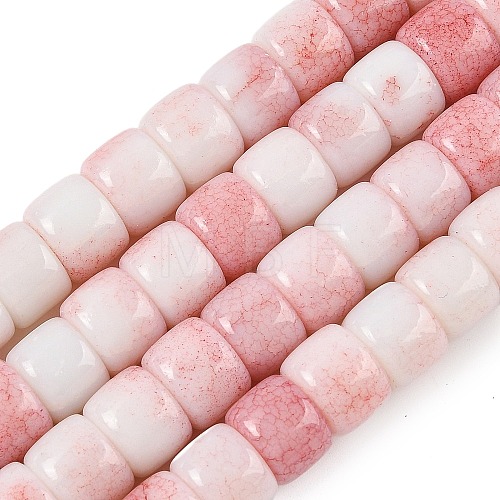 Dyed Glass Beads Strands GLAA-H037-01B-1