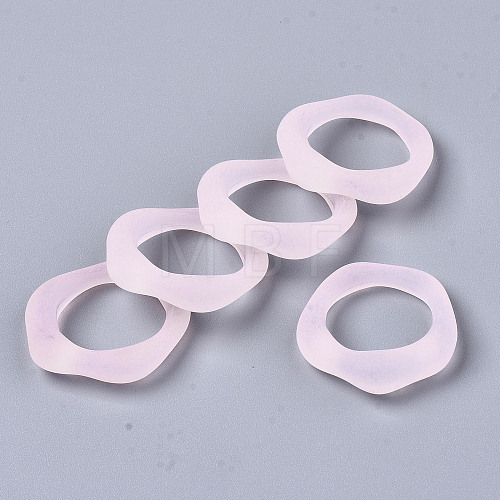 Transparent Resin Finger Rings RJEW-T013-001-B03-1